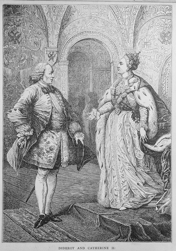 Diderot和Catherine II